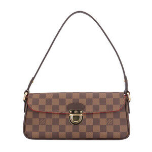LOUIS VUITTON Authentic Brown Damier Canvas Shoulder Bag